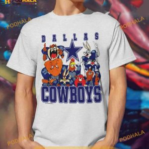 Vintage 1994 NFL Cowboys Football Shirt, Cowboys Looney Tunes, Classic 90s Graphic Tee