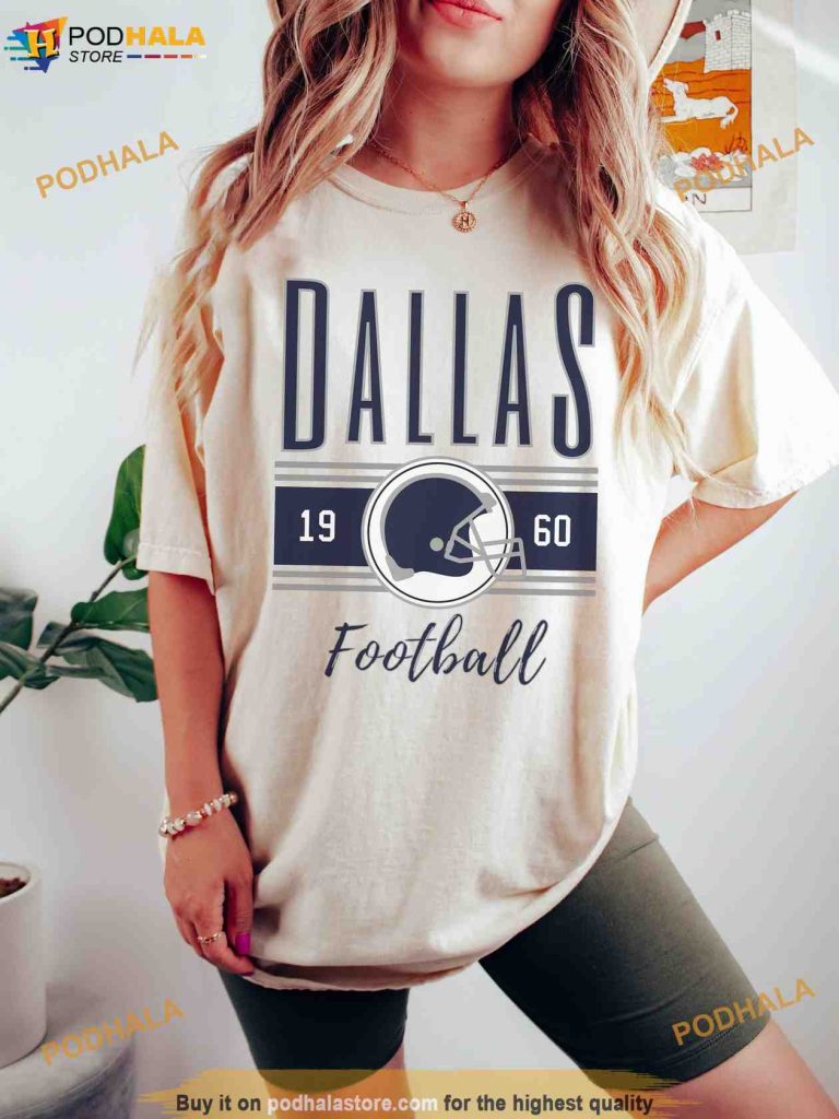 Vintage Dallas Cowboys Shirt, Dallas 1960 Football Tee For NFL Fans