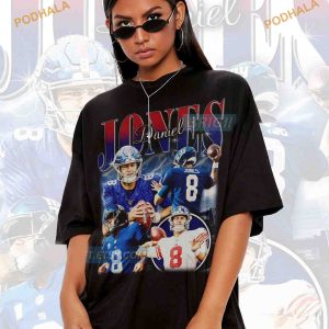 Vintage Daniel Jones Shirt, NY Giants Women's Shirt, Classic Football Tee