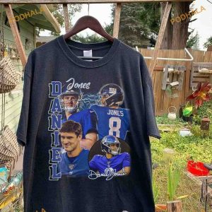 Vintage Daniel Jones Shirt, NY Giants Women's Shirt, Men's Football Apparel