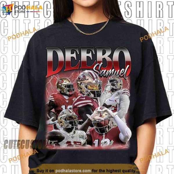 Vintage Deebo Samuel 90s Football Shirt, 49ers Gifts