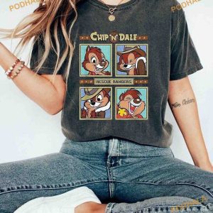Vintage Disney Chip n Dale Comfort Colors Shirt, Disney Couple Disney Family Trip