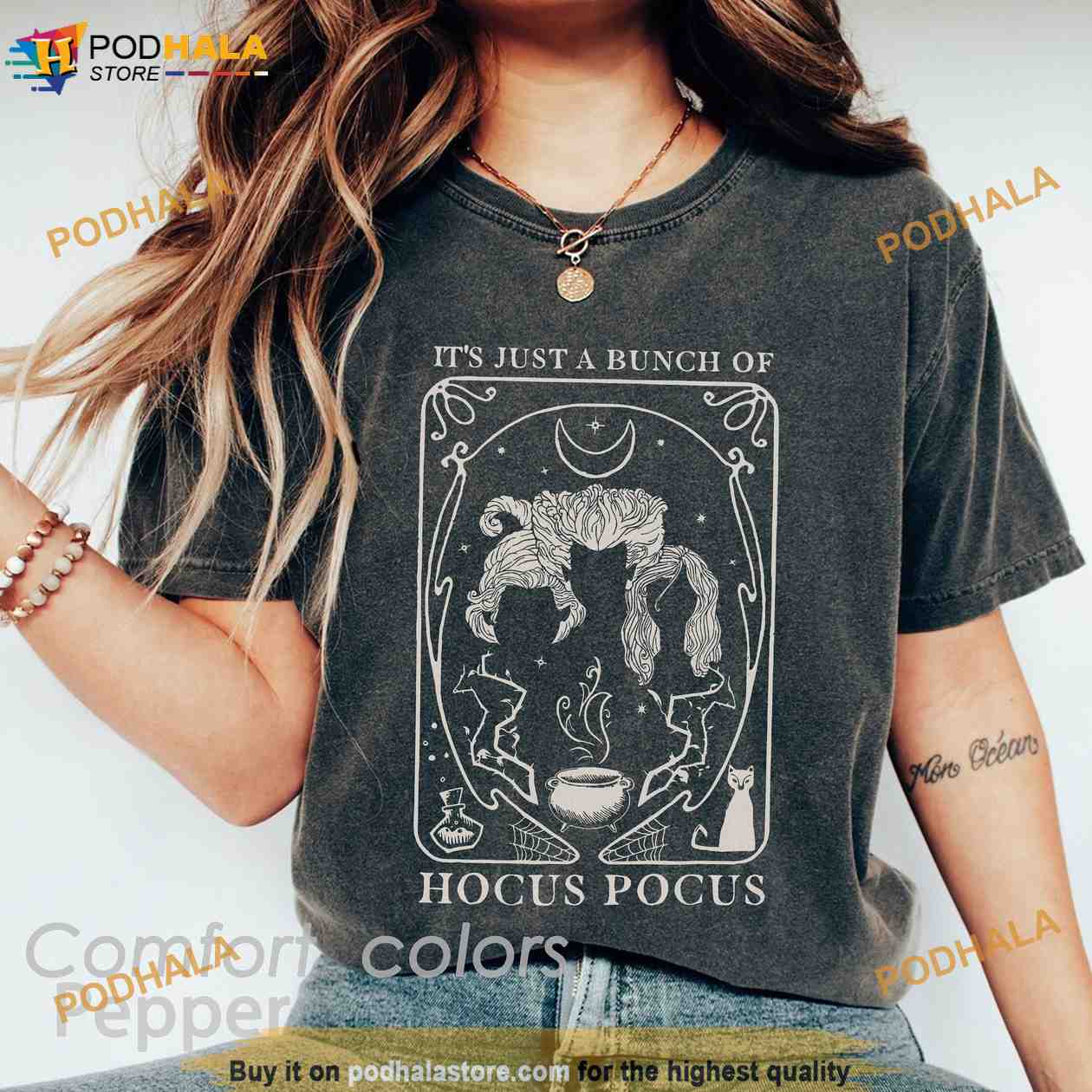 Vintage Disney Hocus Pocus Comfort Colors Tshirt, Witch Sisters Halloween Shirt