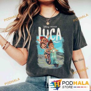 Vintage Disney Luca Comfort Colors Shirt, Disney Luca and Friends Disneyworld Tees