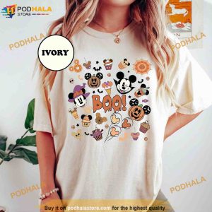 Vintage Disney Spooky Season Halloween Comfort Halloween Shirt Disney Boo Shirt 2