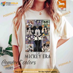 Vintage Mickey and Friends Halloween Comfort Colors Shirt, In My Mickey Era Tee