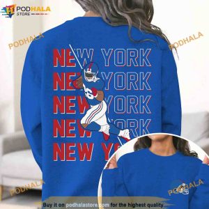 Vintage NY Giants Football Shirt, New York Giants Women's Apparel, Men's Football Tee