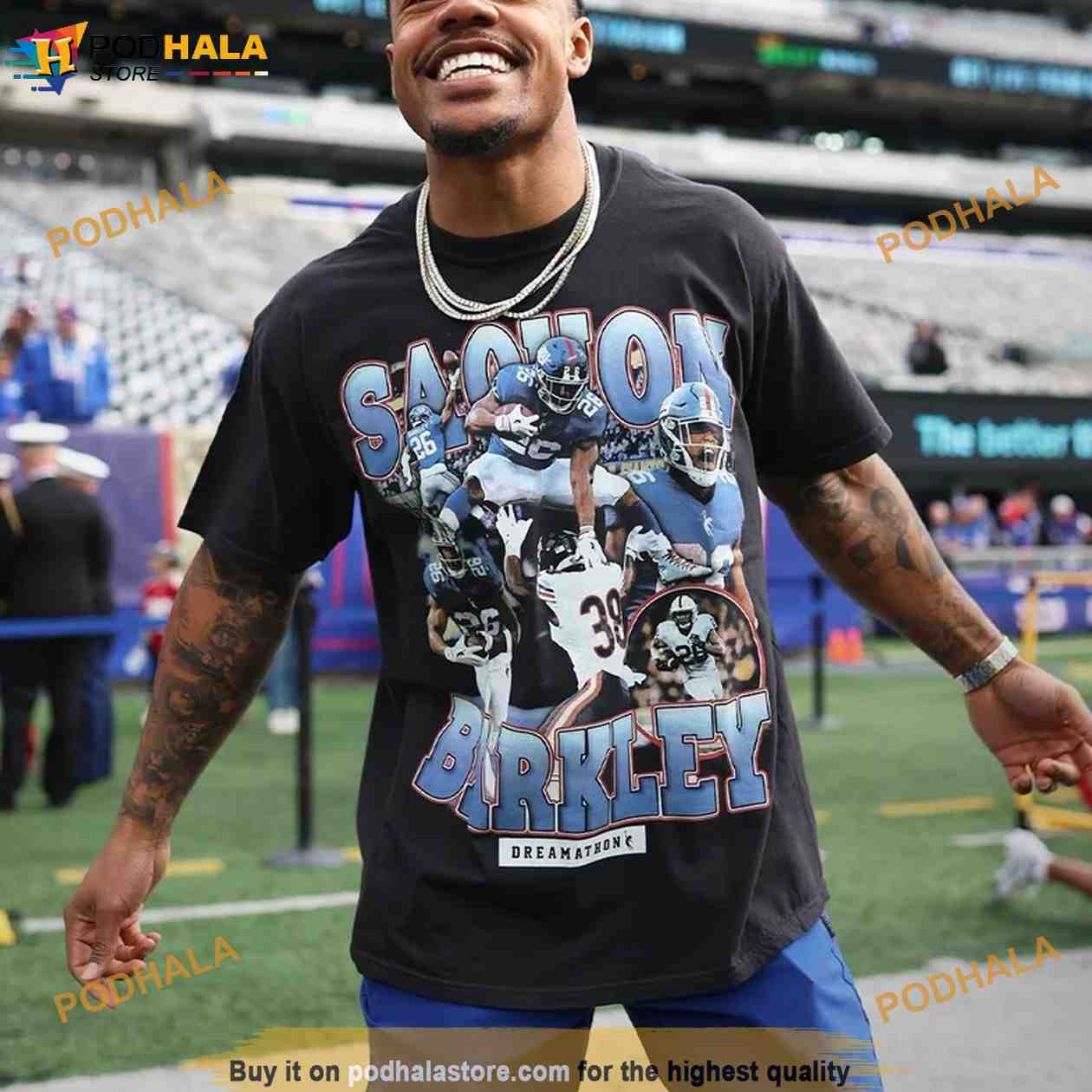 Official Saquon Barkley New York Giants T-Shirts, Giants Saquon Barkley  Tees, Shirts, Tank Tops