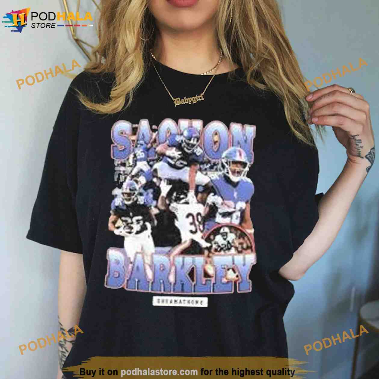 Vintage Saquon Barkley Dreams Shirt, NY Giants Women's Shirt, Men's Giants  T Shirt - Bring Your Ideas, Thoughts And Imaginations Into Reality Today