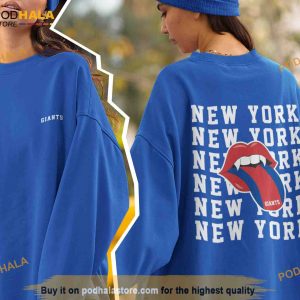 Vintage Style New York Football Sweatshirt, NY Giants Women's Shirt, Men's Tee