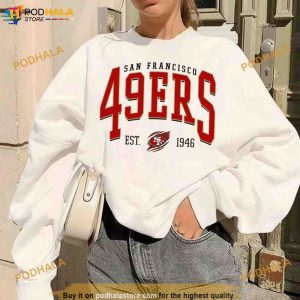 Vintage Style San Francisco Football Sweatshirt 49ers Shirt 2