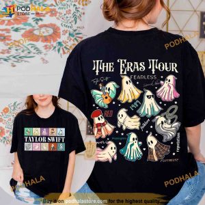 Vintage The Eras Tour Cute Ghosts Cottagecore T-Shirt, Swifties Concert Sweatshirt
