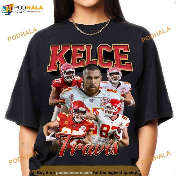 Vintage Travis Kelce Football Shirt, NFL Hoodie, 49ers Gifts