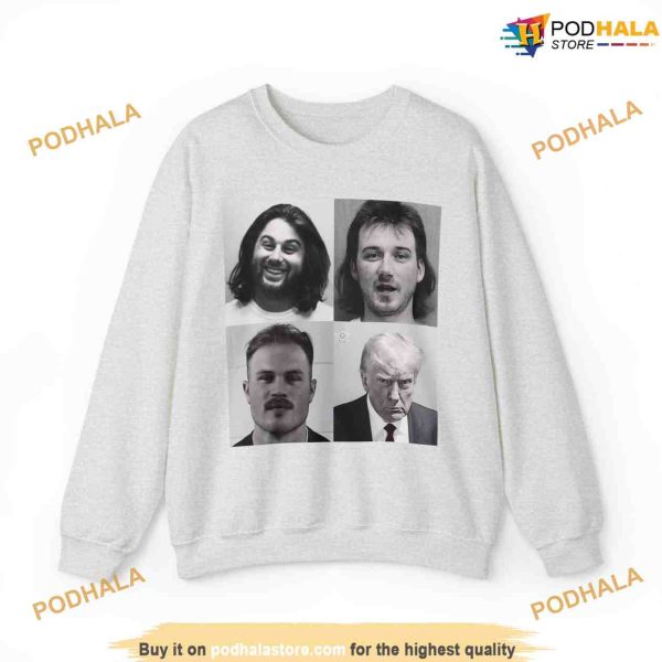 Wallen – Zach Bryan – Wetzel – Donald Trump Mugshot Sweatshirt