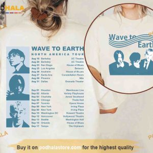 Wave To Earth 2023 Tour Shirt Wave To Earth North America Tour Sweatshirt 2