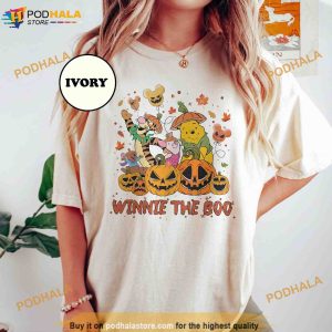 Winnie The Boo Halloween Comfort Colors Shirt Pooh and Friends Halloween Shirt 3