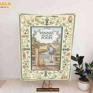 Winnie The Pooh Blanket, Kids Room Blanket, Gifts For Disney Lovers