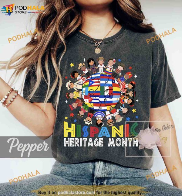 World Children National Hispanic Heritage Month Latino Comfort Colors® Shirt