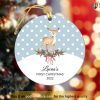 1st Christmas Ornament, Baby's First Christmas, Custom Family Gifts