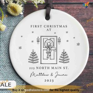 2023 Address Ornament, First Christmas at New Home, Family Christmas Ornaments