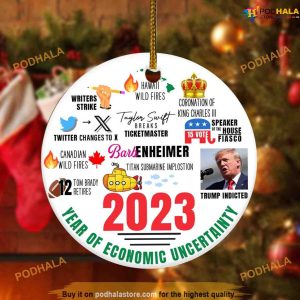 2023 Commemorative Christmas Ornament, Major Events, Personalized Family Ornaments