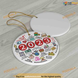 2023 Commemorative Christmas Ornament Year to Remember Family Tree Decoration 3 1