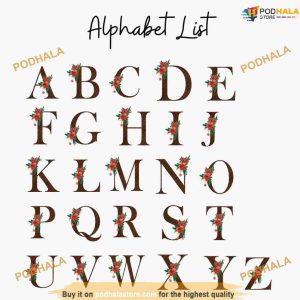 2023 Custom Family Christmas Ornament Monogram Alphabet Personalized Family Ornaments 4 2