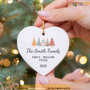 2023 Custom Family Name Ornament Personalized Gift Family Christmas Ornaments 2 2