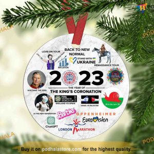 2023 Event Christmas Ornament Xmas Tree Bauble Personalized Family Christmas Ornaments 2 1