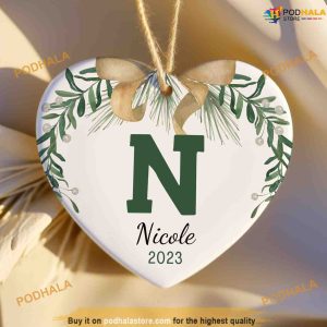 2023 Family Initial Ornament, Custom Letter Name, Personalized Family Christmas Ornaments