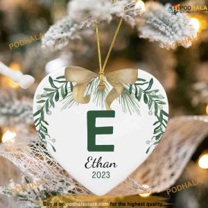 2023 Family Initial Ornament Custom Letter Name Personalized Family Christmas Ornaments 2 1