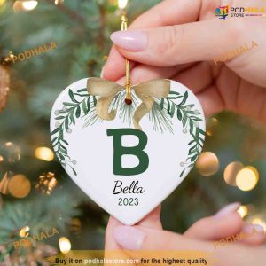 2023 Family Initial Ornament Custom Letter Name Personalized Family Christmas Ornaments 3 1