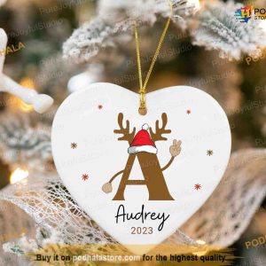 2023 Family Monogram Ornament Custom Letter Name Personalized Family Christmas Ornaments 2 2