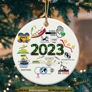 2023 Family Xmas Tree Ornament, Major Events, Family Christmas Ornaments