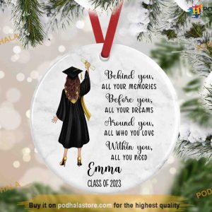 2023 Graduation Christmas Ornament, Mastered It Keepsake, Personalized Family Ornaments