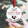 2023 Pregnancy Ornament, Gift for Expecting Parents, Personalized Family Christmas Ornaments