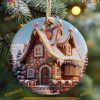 3D Gingerbread House Christmas Ornament, Custom Family Ornaments