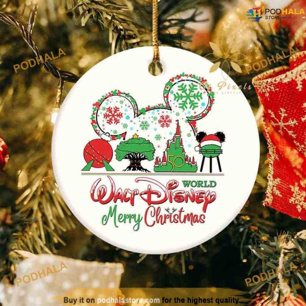 50th Anniversary Ceramic Ornaments, Disney Christmas Ornaments
