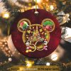 50th Anniversary Ceramic Ornaments, Disney Christmas Tree Decor