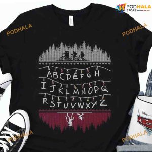 Abcdefg Alphabet Letters Bikers Christmas Shirt