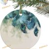 Abstract Peacock Feather Christmas Ornament, Funny Christmas Ornaments