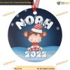 Adorable Monkey Personalized Ornament, Family Tree Decoration