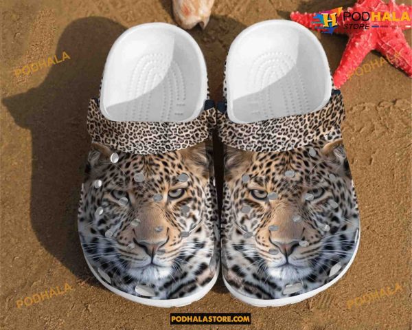 African Leopard Crocs For Mens And Womens