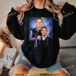 Aidan Hutchinson Jared Goff Amon Ra St Brown Step Brothers T Shirt 3