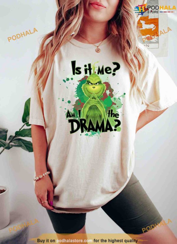 Am I The Drama Grinch Tee, Grinch Christmas Shirt