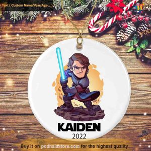 Anakin Star Wars Keepsake, Personalized Family Ornaments