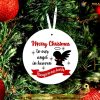 Angel Heaven Memorial Christmas Ornament, Funny Christmas Ornaments