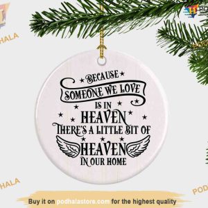 Angel Mom Memorial Ornament, Personalized Family Christmas Ornaments