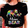Autism Bear Mother Christmas Mama Bear Shirt, Funny Xmas Gifts
