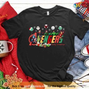 Avenger Christmas Shirt, Disneyland Christmas Tee, Mickey Balloon Sweatshirt